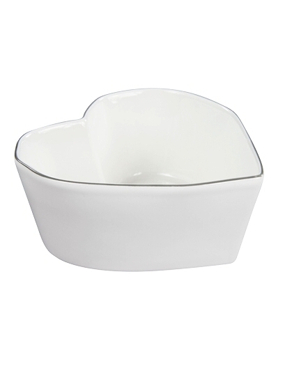 detail Bastion Collections Miska SRDCE in gray 16x16x7cm (LI/BOWL HE 002 GR)