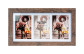 náhled Fotogalerie NARVIK 3x 10x15 GALLERY 02, hnědý melír, dřevo MDF