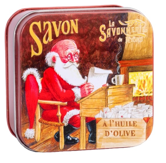 detail La Savonnerie Mýdlo v plechové dóze 100 g - DOPIS JEŽÍŠKOVI