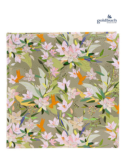 detail Fotoalbum klasik 60stran 27488 Goldbuch ROYAL LILLY GREEN