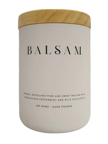 detail DW HOME Balsam, vonná svíča ve skle 445g