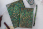 náhled Paperblanks ULTRA zápisník - Emerald Flower, linkovaný