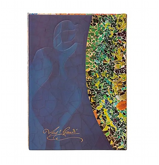 detail Paperblanks MIDI zápisník - Gaudího slunce, linkovaný