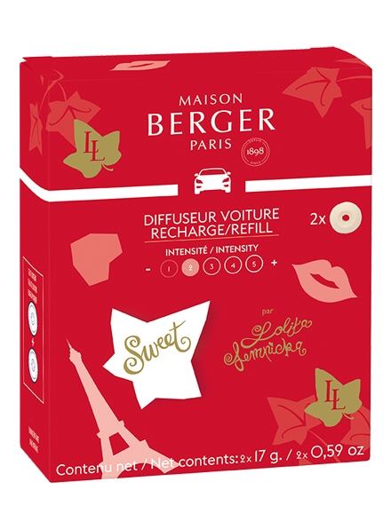 detail Maison Berger Náplň vůně do auta Lolita Lempicka Sweet, 2ks