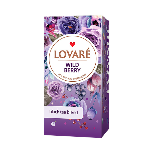 detail LOVARÉ - 24 sáčků WILD BERRY, černý čaj