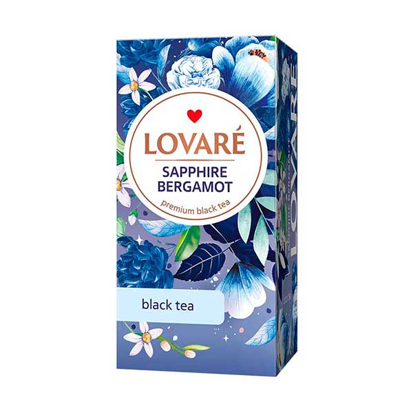 detail LOVARÉ - 24 sáčků SAPPHIRE BERGAMOT, ovocný čaj, 24x 1,5g