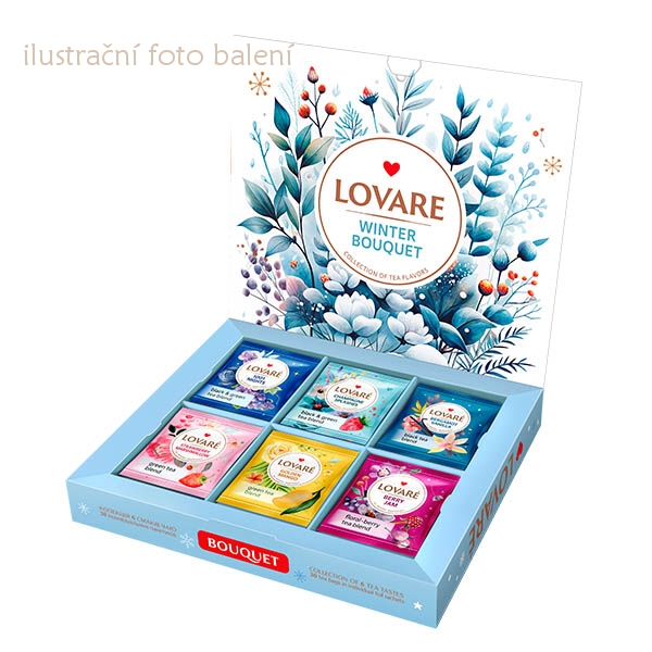 detail LOVARÉ 30 čajových sáčků - WINTER BOUQUET, limitovaná edice