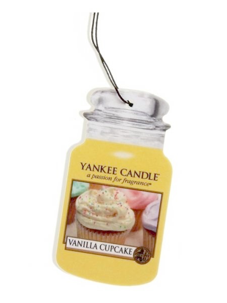 detail Yankee Candle VANILLA CUPCAKE papírová visačka do auta 1 ks