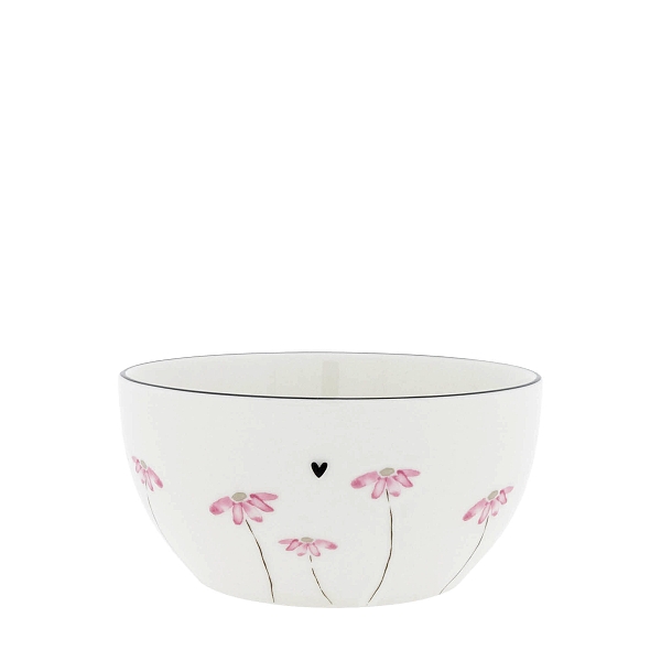 detail Bastion Collections Miska Bowl M Watercolour Rose Flower, 14,5 x 7 cm