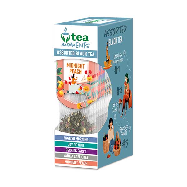 detail Tea Moments Assorted BLACK TEA, 15 sáčků, 33,6g