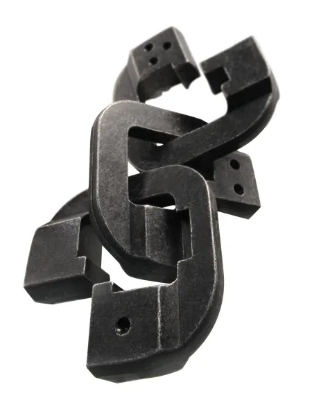 detail Hlavolam Huzzle Hanayama Cast Chain, level 6