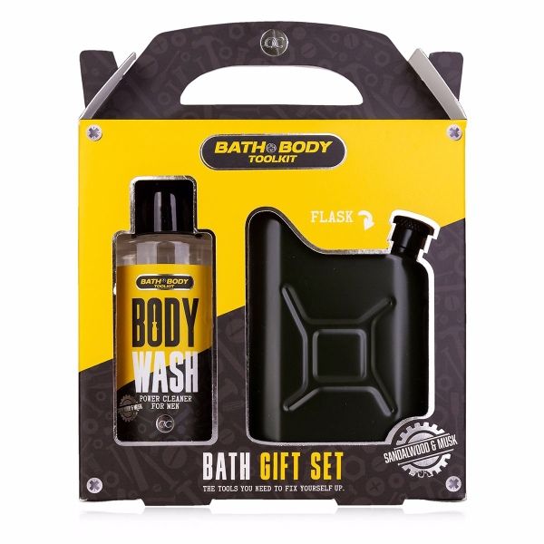 detail Accentra Set koupelový Bath + Body Toolkit s placatkou Santalové dřevo 100 ml