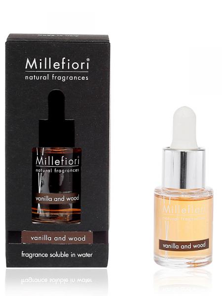 detail Millefiori Milano Vonný olej VANILLA & WOOD, 15 ml