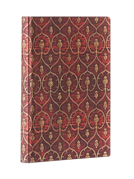 detail Paperblanks MIDI zápisník - RED VELVET, nelinkovaný, flexis