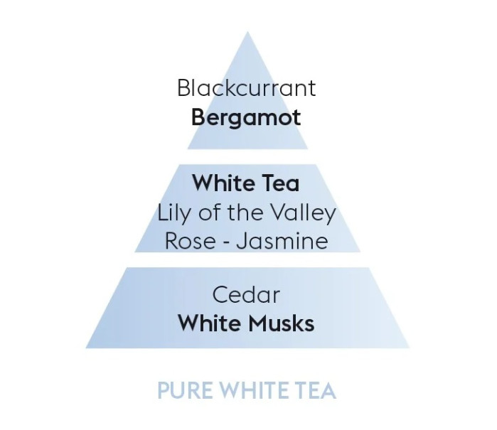 detail Maison Berger PURE WHITE TEA, náplň katalytické lampy 1L