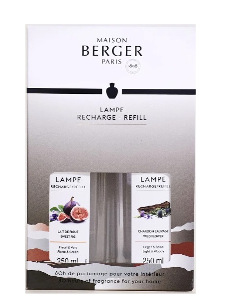 detail Maison Berger DUOPACK Sladké fiky & Divoké květy, 2x 250ml