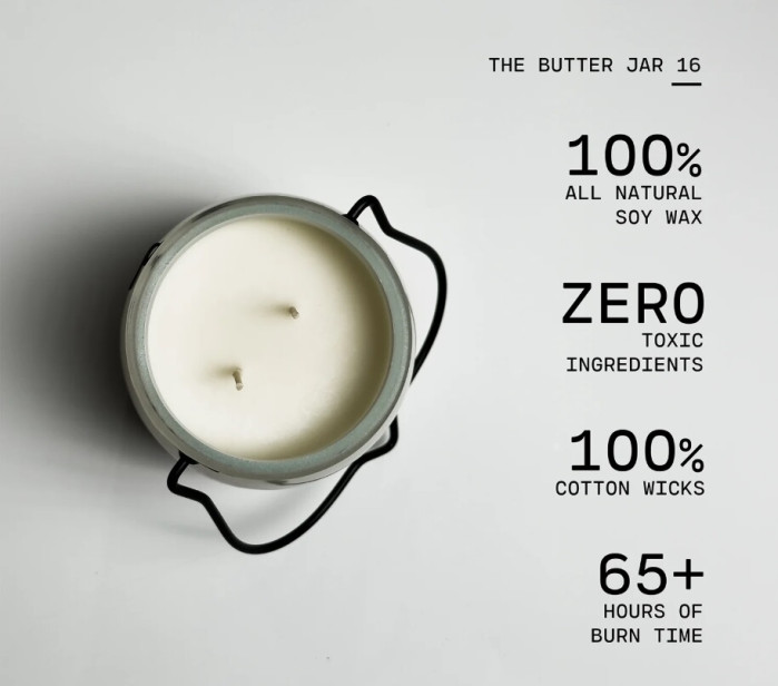 detail Vonná svíčka Milkhouse Candle BERRIES & CREAM 454g