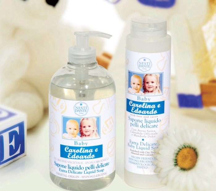 detail Nesti Dante Baby Carolina e Edoardo, sprchový gel 300ml
