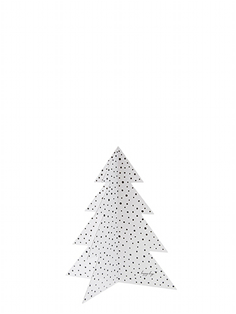 detail Bastion Collections Dekorace Xmas TREE - DOTS, malá 15 cm