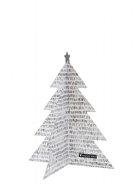 detail Bastion Collections Dekorace Xmas TREE - ČÁRKY, střední, 22 cm
