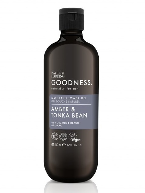 detail Baylis&Harding Sprchový gel - Goodnes Amber & Tonka Bean, 500ml