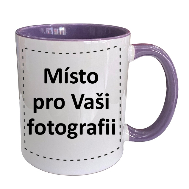 detail Fotohrnek COMBO Pastelový fialovo-bílý 1x foto 300ml