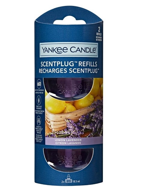 detail Yankee Candle LEMON LAVENDER náplň pro vůně do elektrické zásuvky, 2x 18,5ml