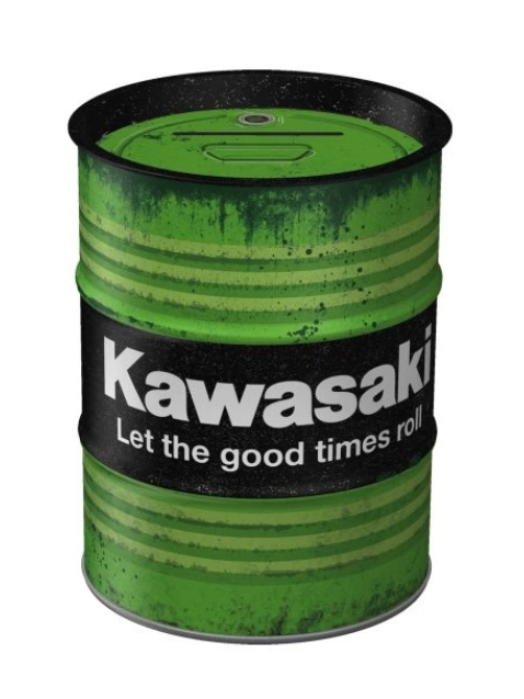 detail Nostalgic Art - Pokladnička barel - KAWASAKI