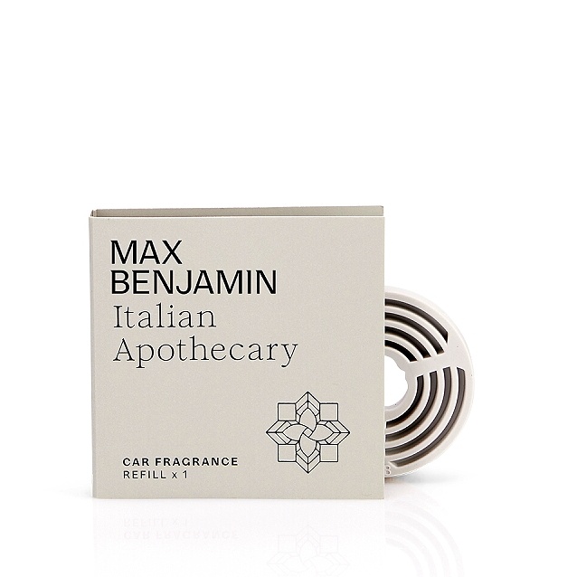 detail Max Benjamin Náplň vůně do auta ITALIAN APOTHECARY, 1 ks