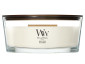 náhled Vonná svíčka WoodWick White Teak, široký knot 453g