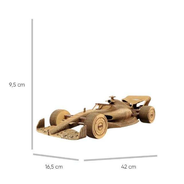 detail Cartonic 3D PUZZLE - RACING CAR, 367 dílků, LEVEL5