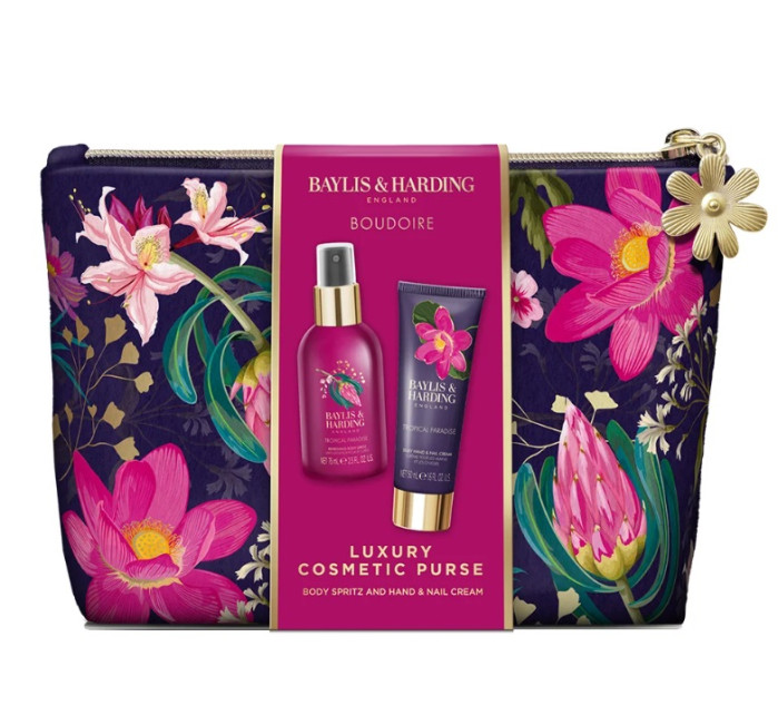 detail Baylis&Harding Tropical Paradise, sada v malé kosmetické taštičce, 3dílná