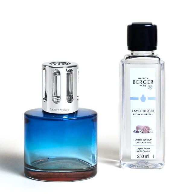 detail Maison Berger PURE blue, katalytická lampa s vůní Bavlněná péče, 250ml