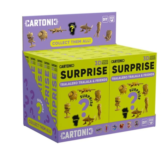 detail Cartonic 3D PUZZLE - SURPRISE, Tralalero Tralala & Friends, 1ks