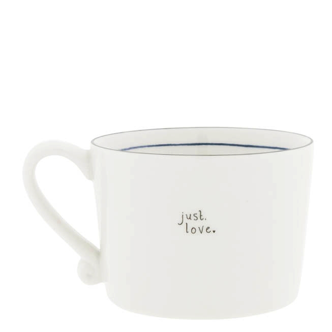 detail Bastion Collections Hrnek White/Iris Blue Bow, 300ml