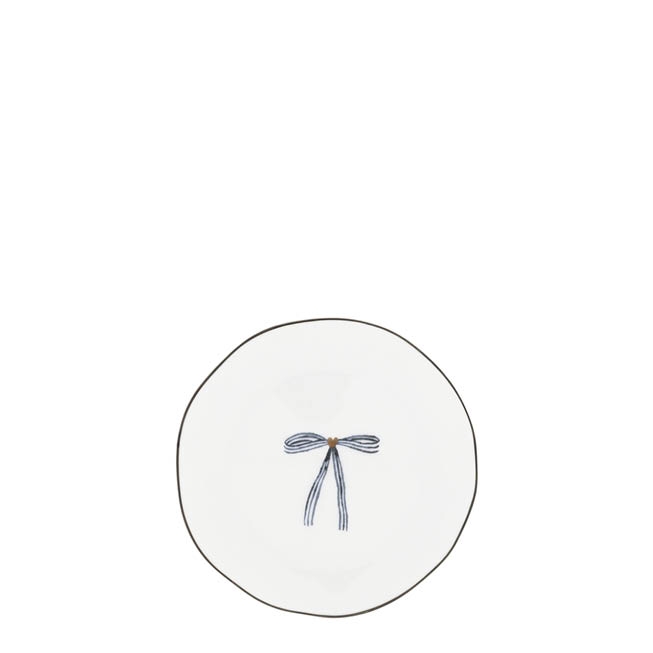 detail Bastion Collections Taliřek Sidepl 009 White/Iris Blue Bow in IB, 13cm