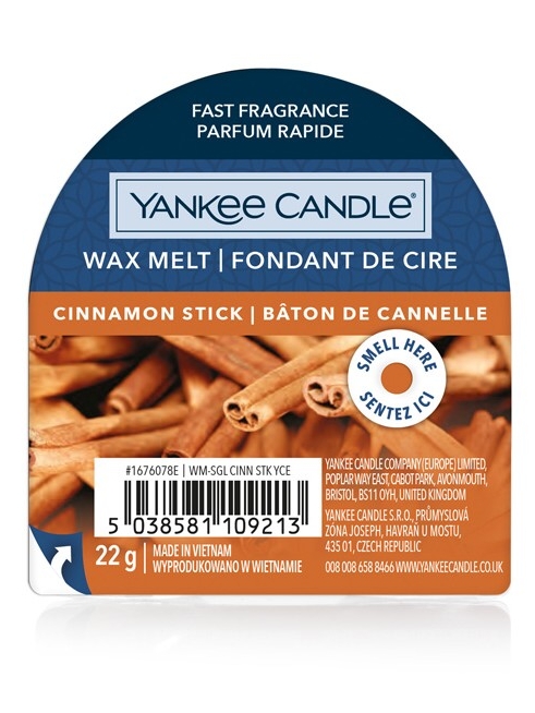 detail Yankee Candle CINNAMON STICK vonný vosk 22 g NEW