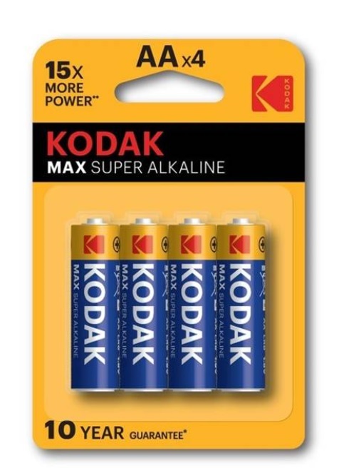detail Kodak MAX KAA-4 alkaline blistr (LR6), 4ks