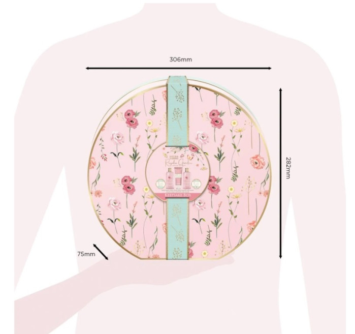 detail Baylis&Harding Rose, Poppy & Vanilla Sada péče o tělo, 5dílná