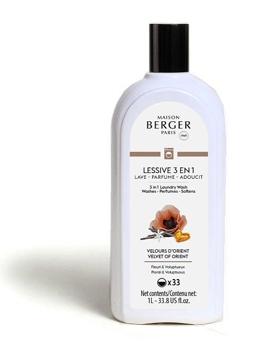 detail Maison Berger Prací gel 3v1 - VELVET OF ORIENT, 1L