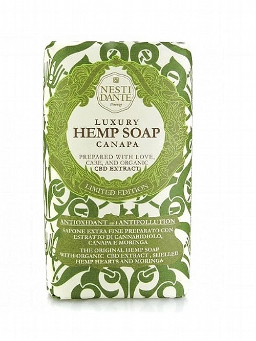 detail Nesti Dante Luxury HEMP SOAP, tuhé mýdlo 250g