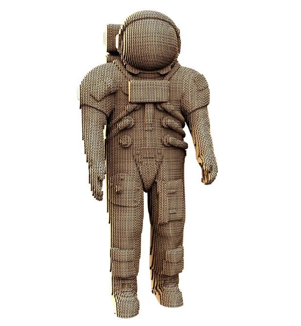 detail Cartonic 3D PUZZLE - ASTRONAUT, 163 dílků, LEVEL4
