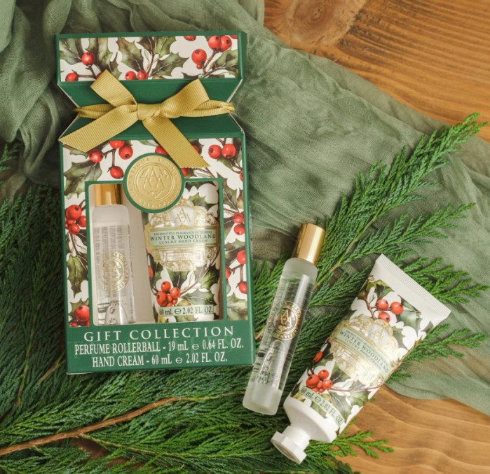 detail Somerset Toiletry Winter Wonderland Dárková sada krém na ruce, roll-on