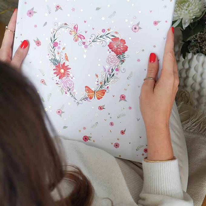detail Fotoalbum klasik 60stran 30x31cm 08001 Goldbuch Floral Embrace