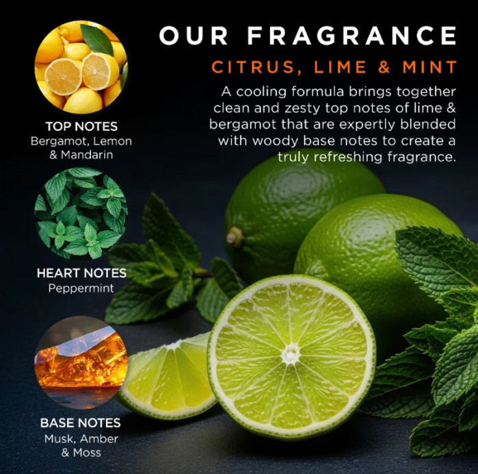 detail Baylis&Harding Citrus & Lime & Mint, dárková sada v taštičce, 4dílná