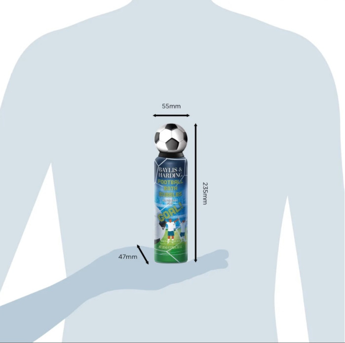 detail Baylis&Harding FOOTBALL, pěna do koupele 320ml (fotbal)