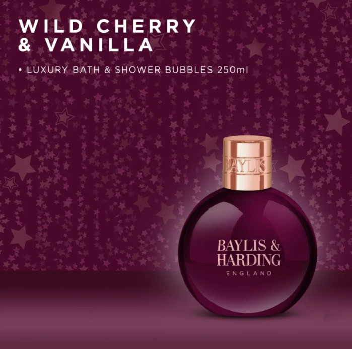 detail Baylis&Harding Wild Cherry & Vanilla Dárková pěna do koupele, 250ml
