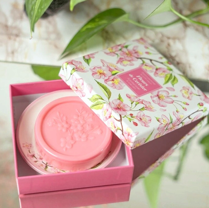 detail Esprit Provence Mýdlenka a tuhé mýdlo 100g, TŘEŠŇOVÝ KVĚT
