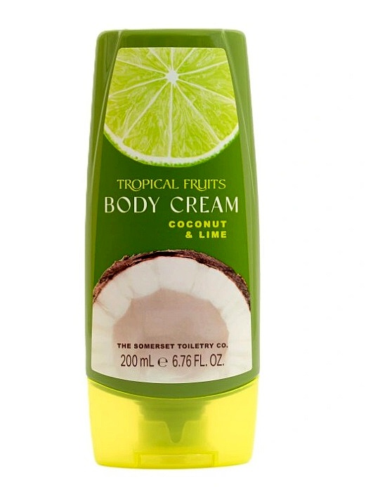 detail Tropical Fruits – Kokos & Limetka Tělový krém, 200 ml