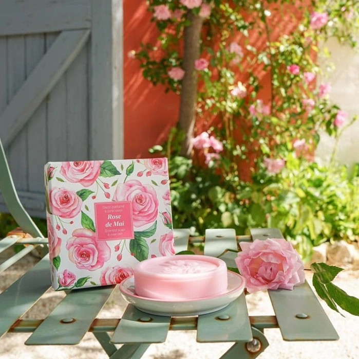 detail Esprit Provence Set mýdlenky a mýdla - KVĚT RŮŽE